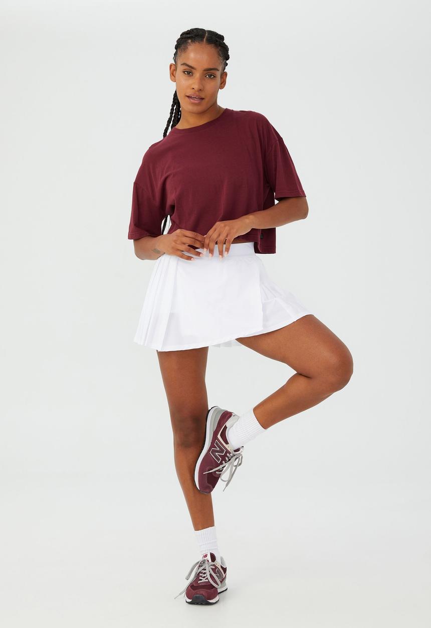 Cotton On - Relaxed active recycled T-shirt - burgundy