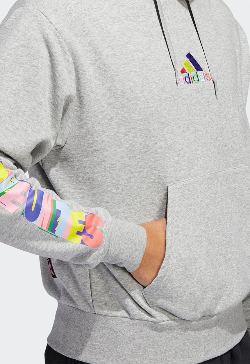 adidas Performance - Pride hoodie - medium grey heather