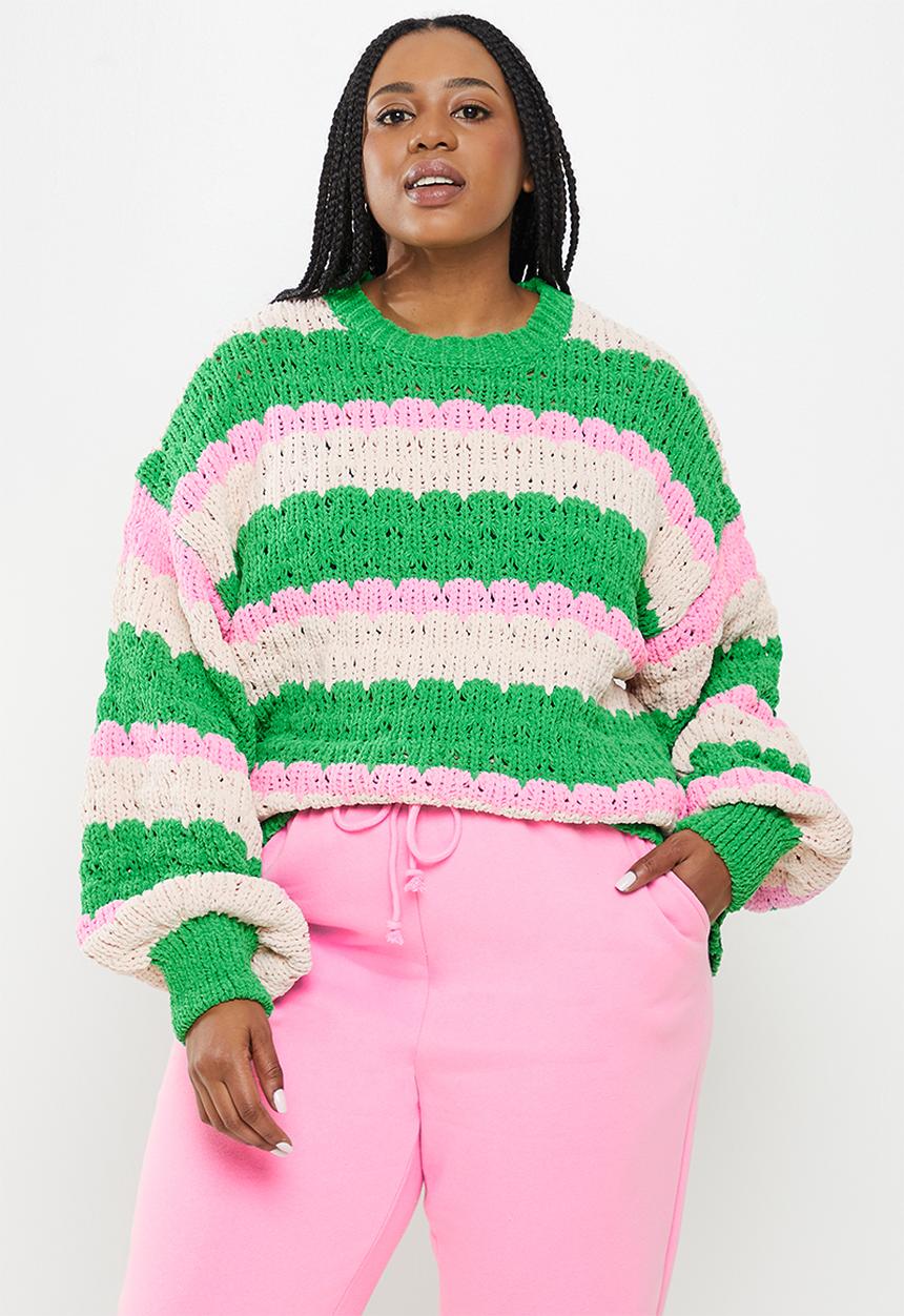Cotton On - Curve bobble chunky pullover - multi 