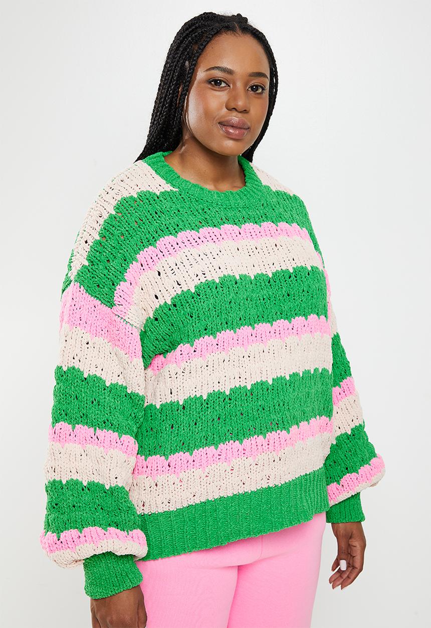 Cotton On - Curve bobble chunky pullover - multi 