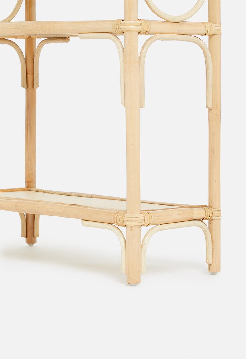 Sixth Floor - Rattan standing shelf