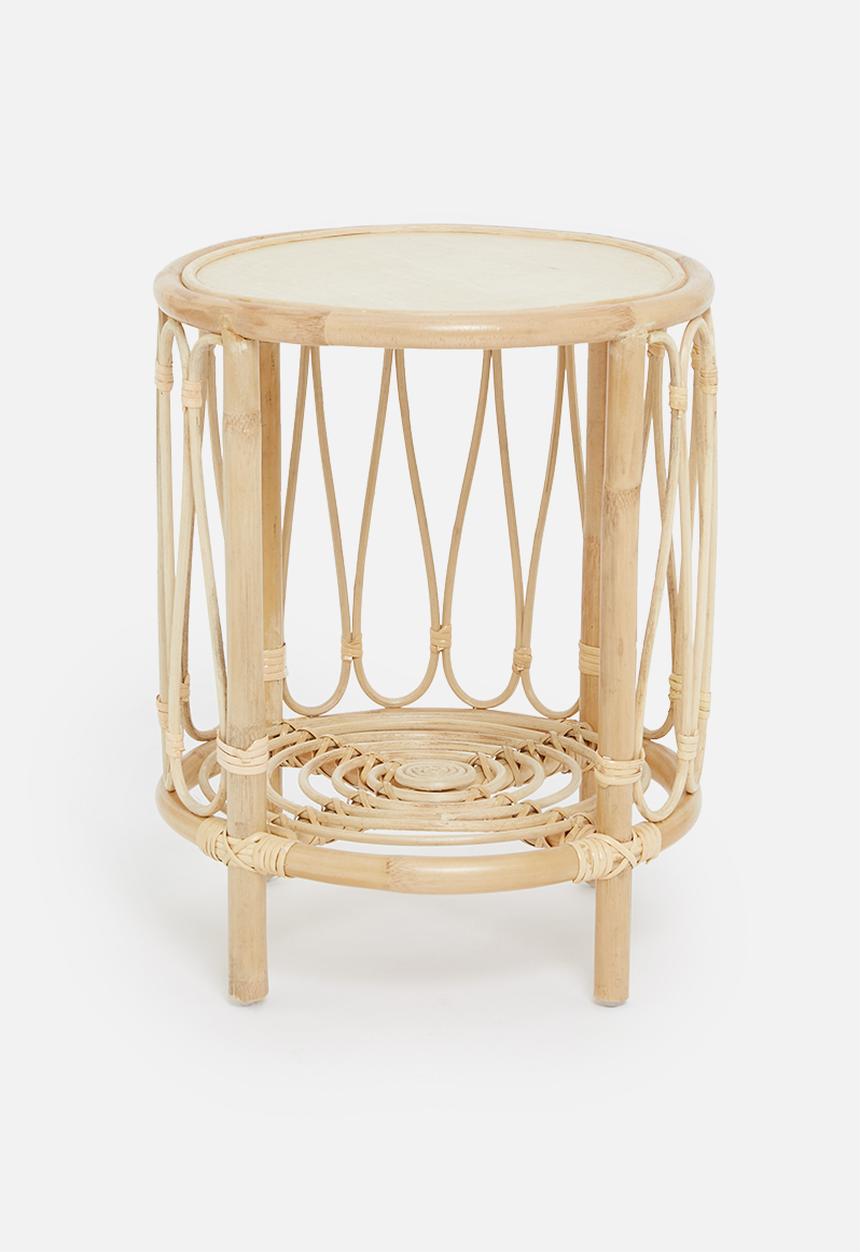 Sixth Floor - Rattan side table - natural