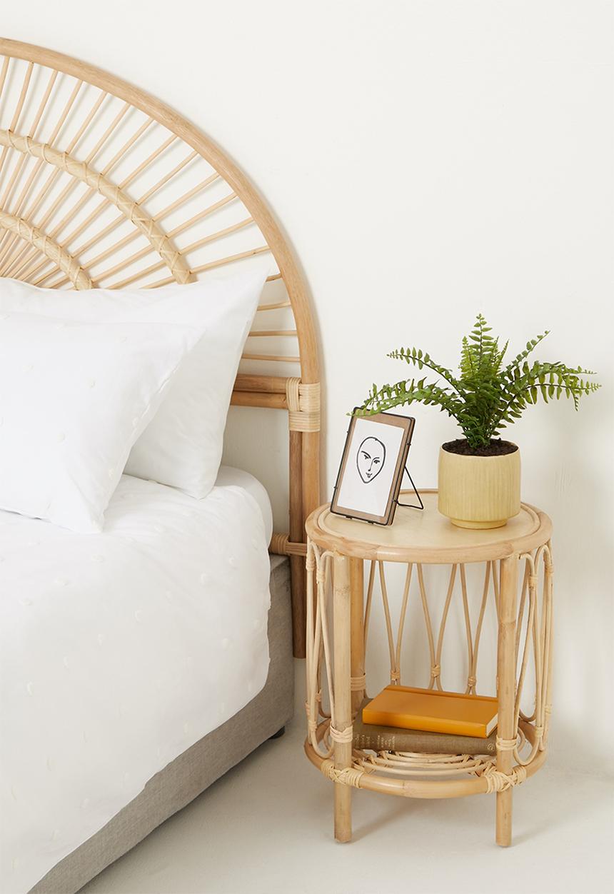 Sixth Floor - Rattan side table - natural