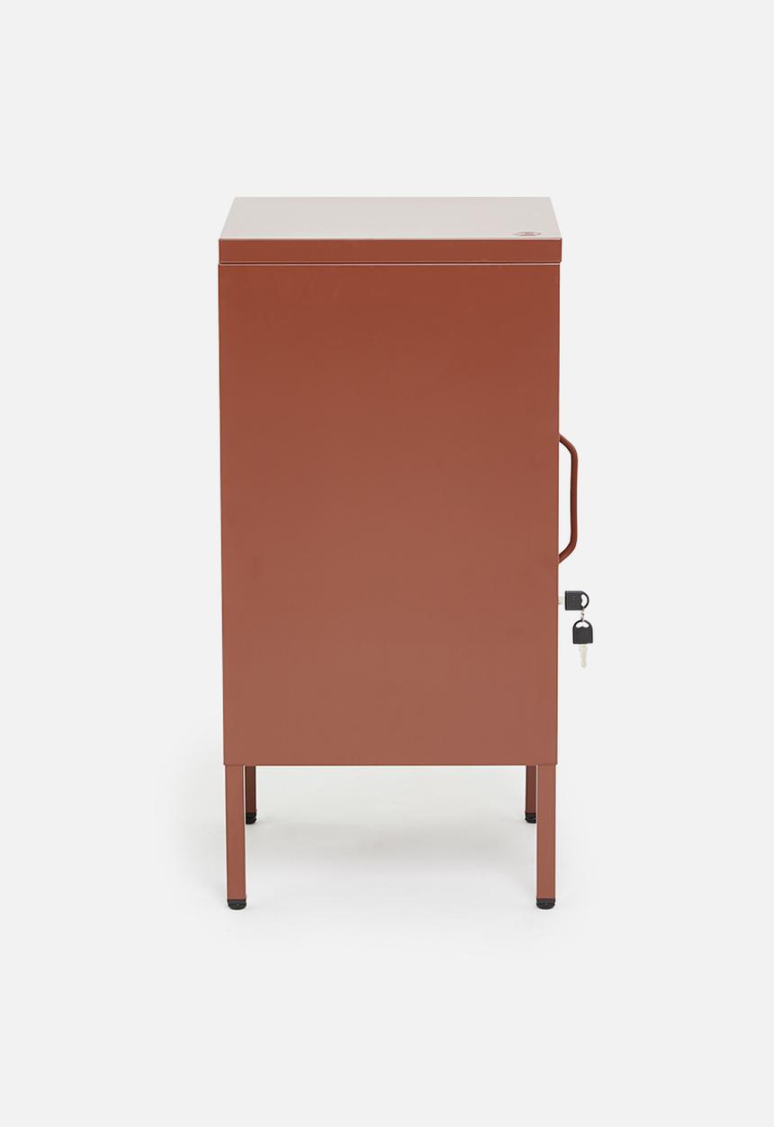 Popstrukt - Sugar cube side table - oxide red