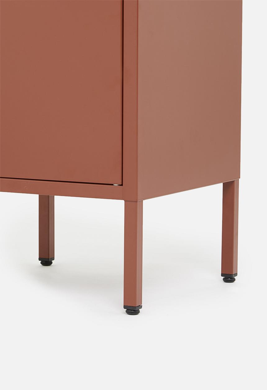 Popstrukt - Sugar cube side table - oxide red