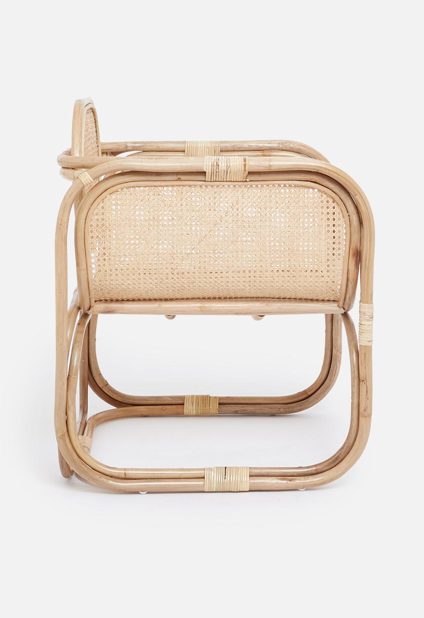 Sixth Floor - Sophie Rattan chair with weaving - natural