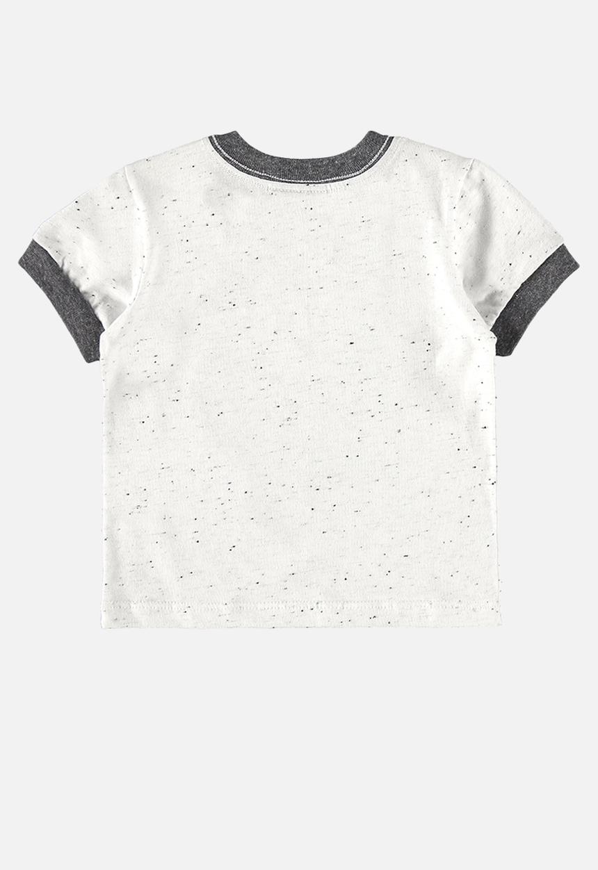 Quimby - T-shirt and sweat bermuda - white