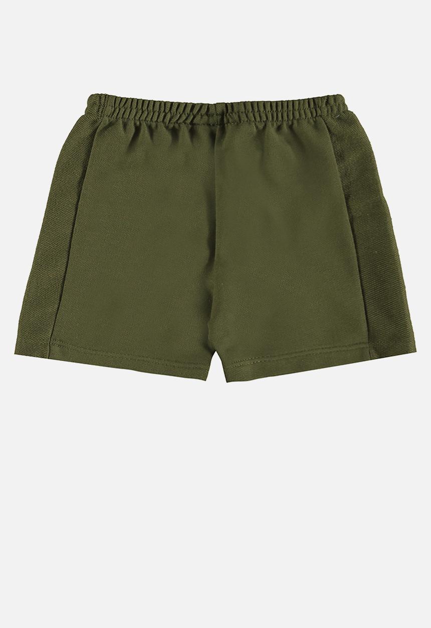Quimby - T-shirt and sweat bermuda - grey