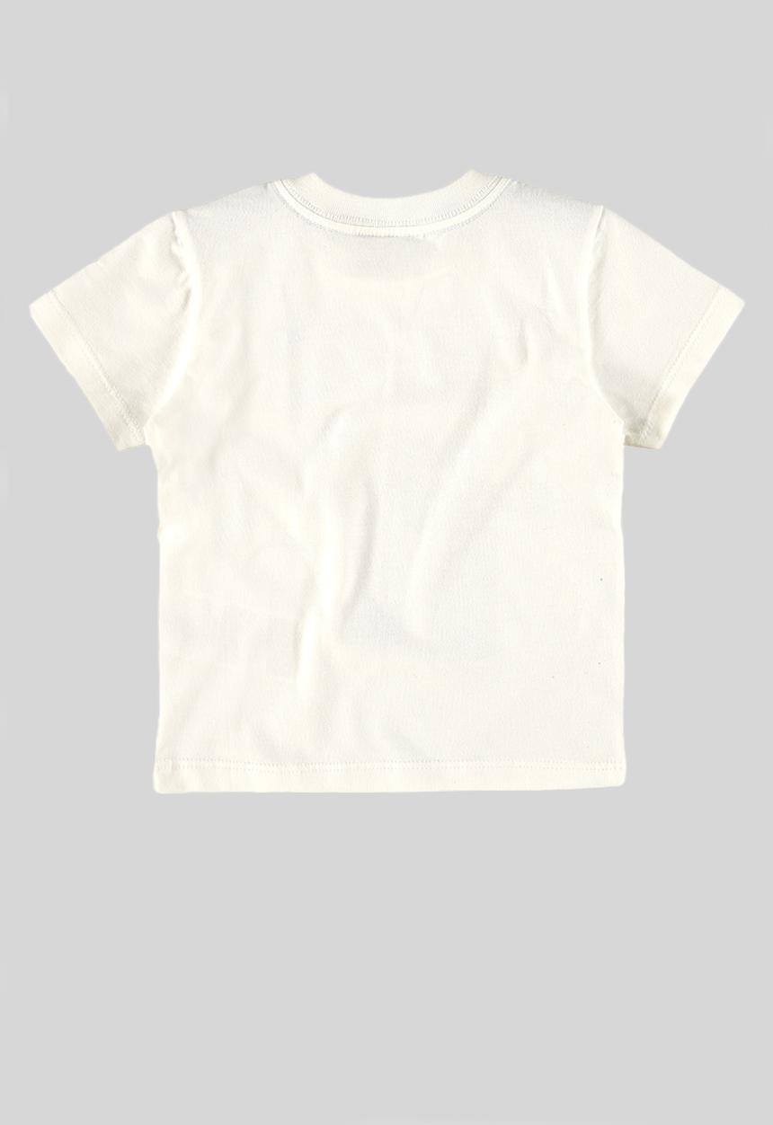 Quimby - T-shirt and sweat bermuda - off white