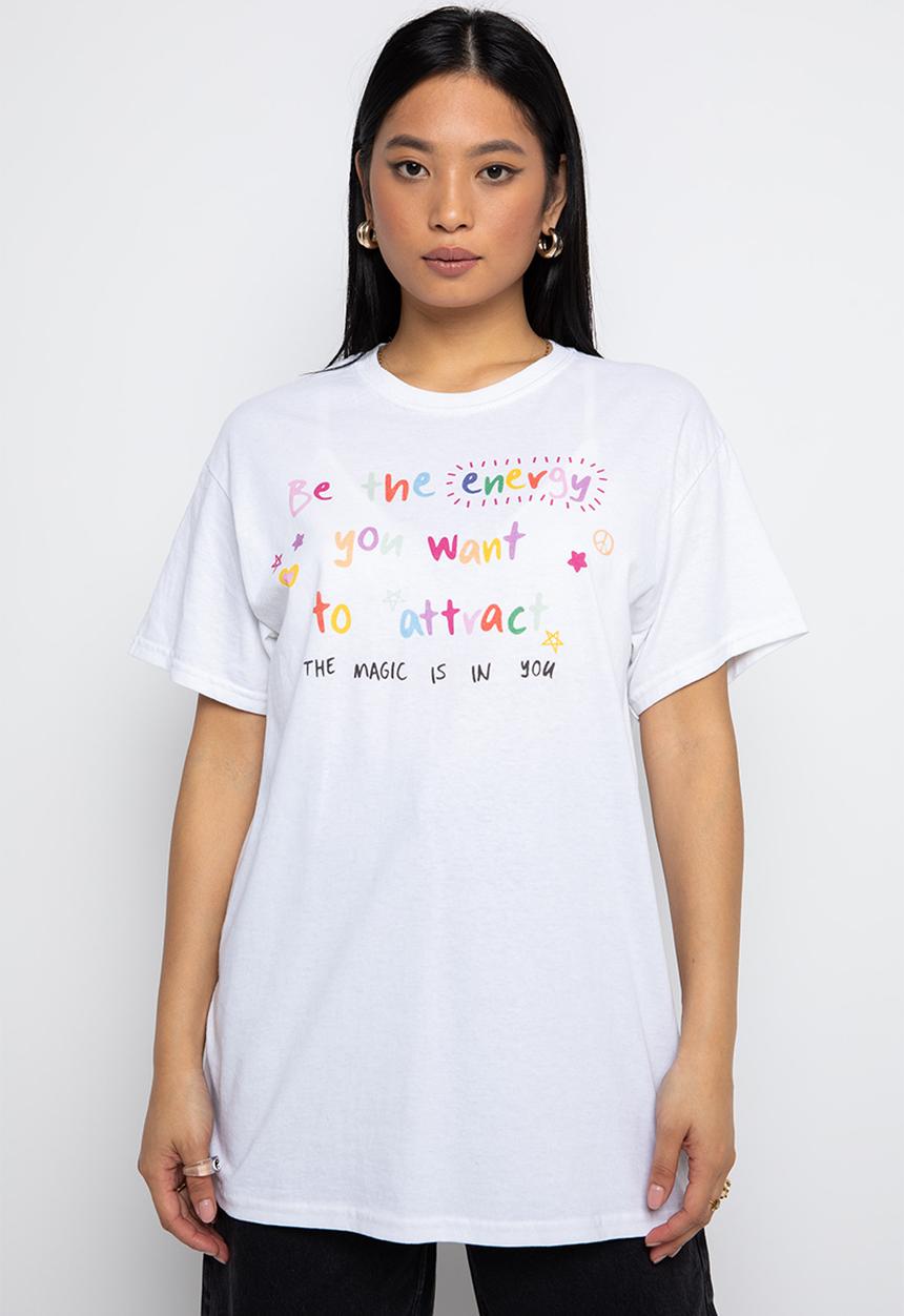 Daisy Street - Tyler tee - white