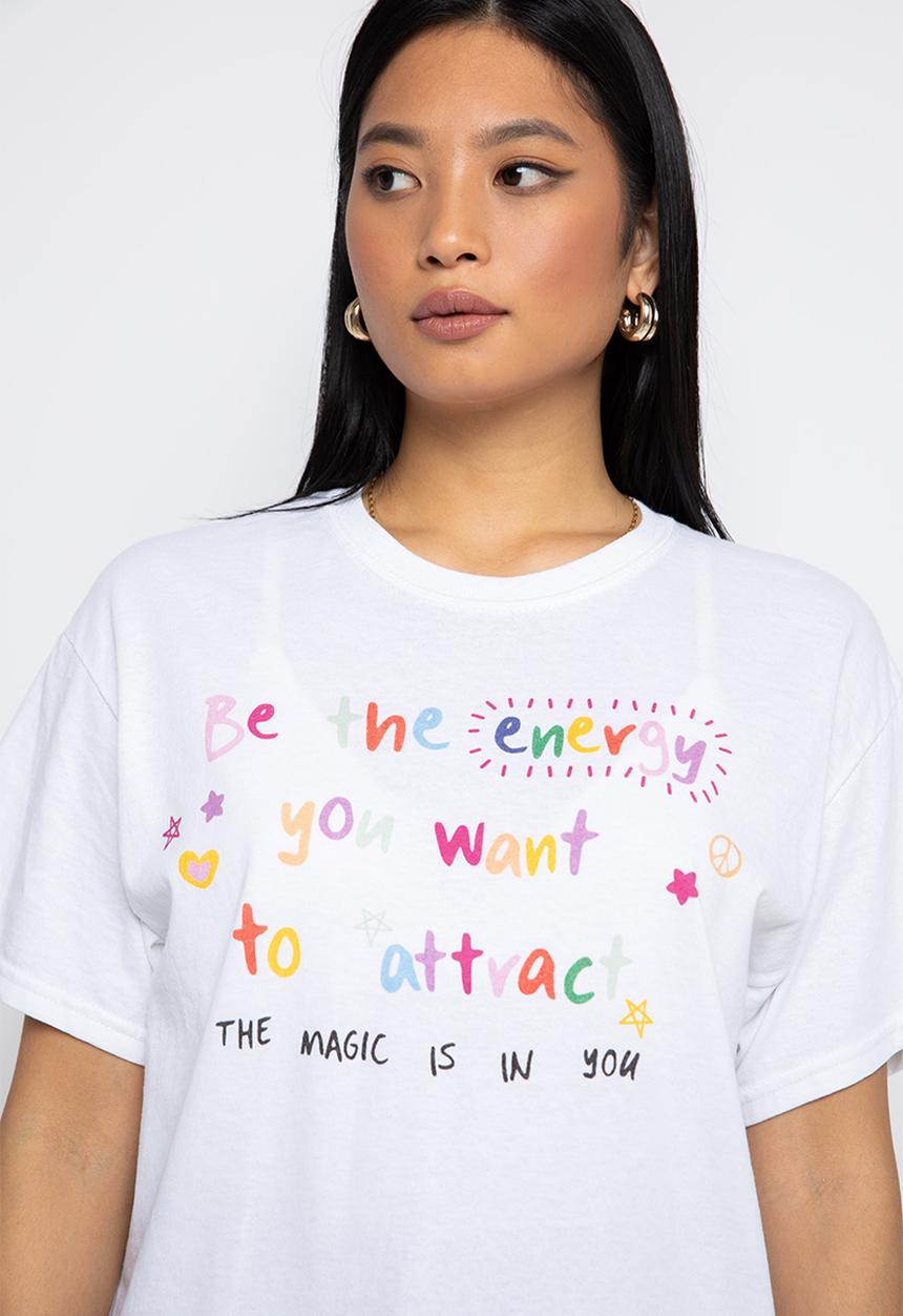 Daisy Street - Tyler tee - white