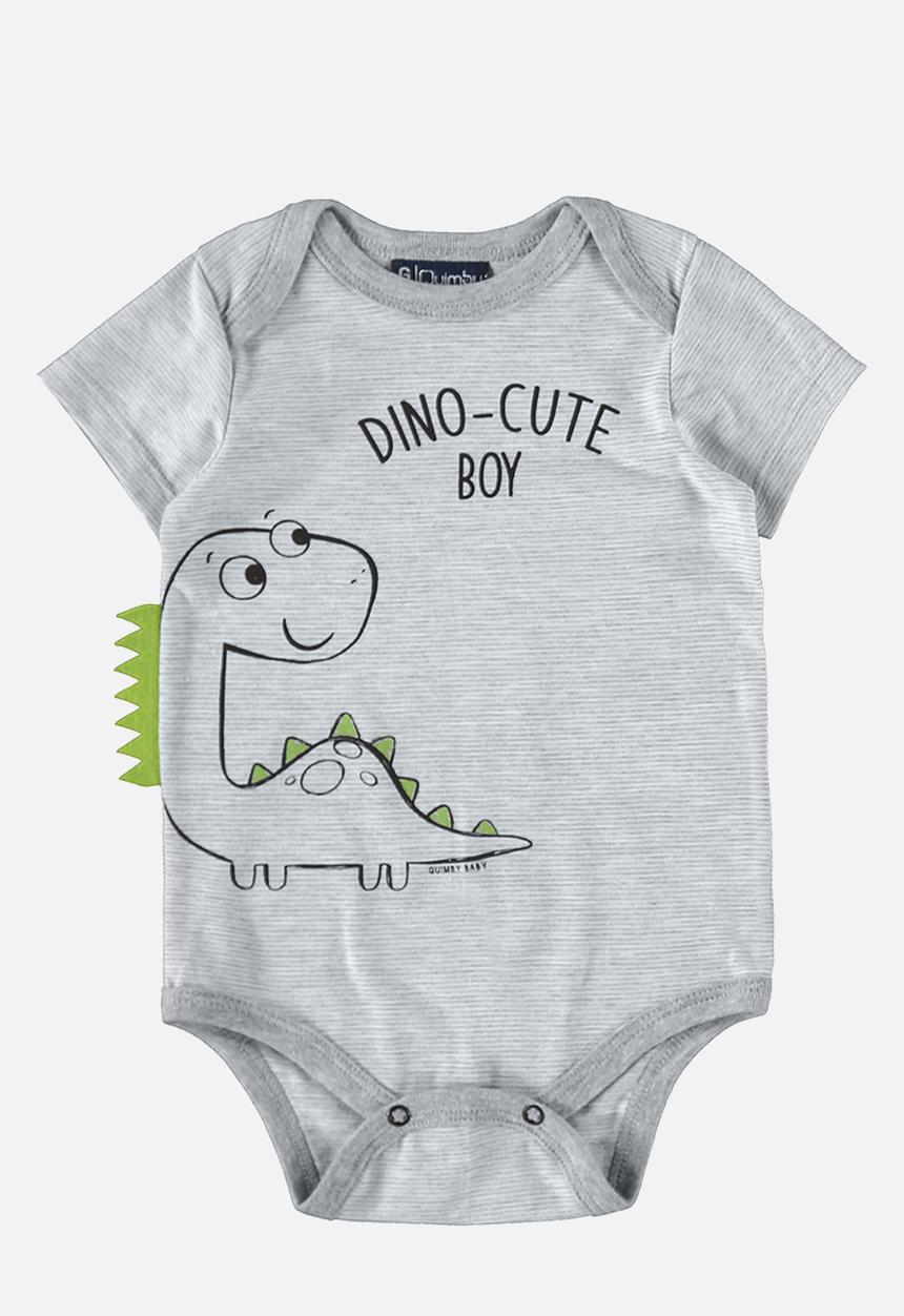 Quimby - Bodysuit, shorts and bib set - grey
