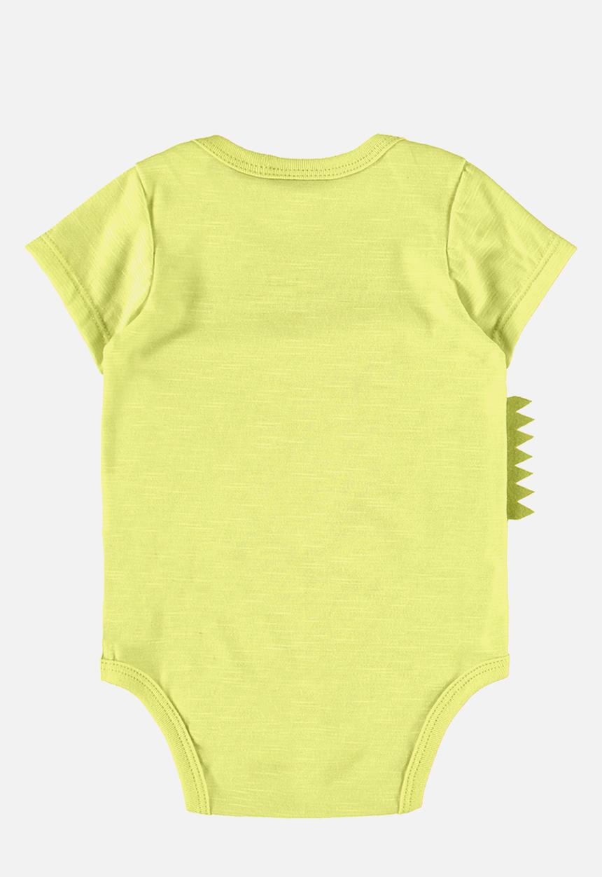 Quimby - Bodysuit, shorts and bib set - yellow