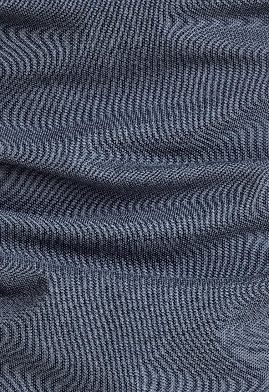 G-STAR - Dunda slim stripe polo short sleeve - fantem blue