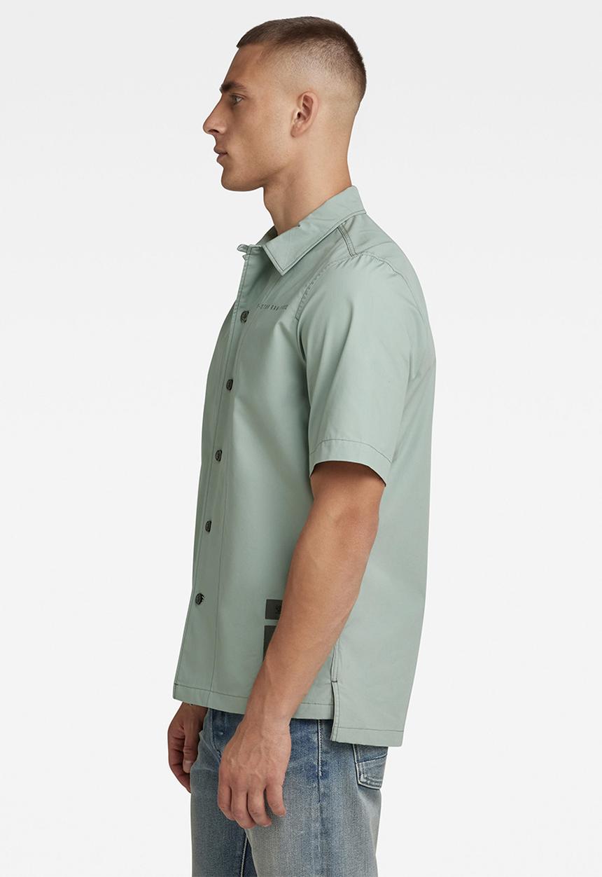 G-STAR - Hawaii commando shirt short sleeve - iceberg green