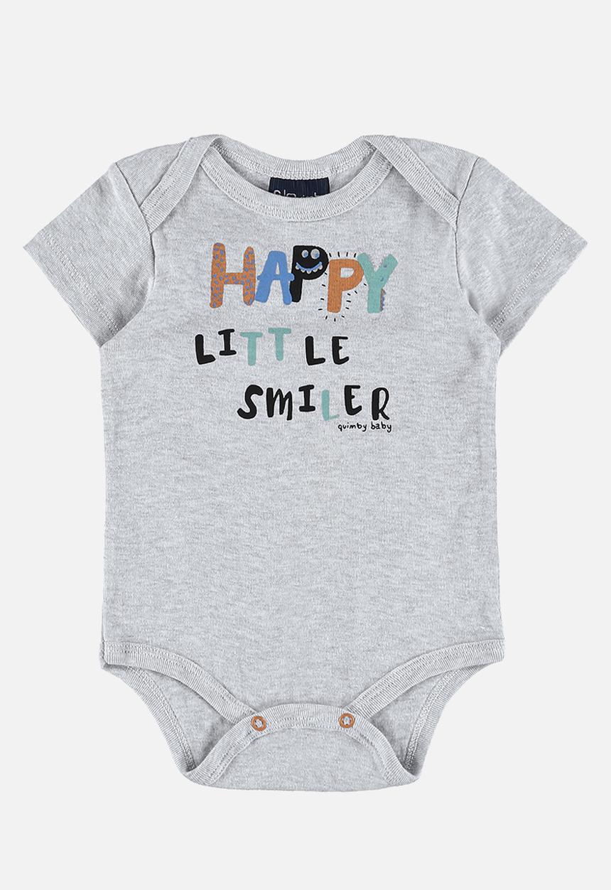 Quimby - Two bodysuits and shorts set - white & grey