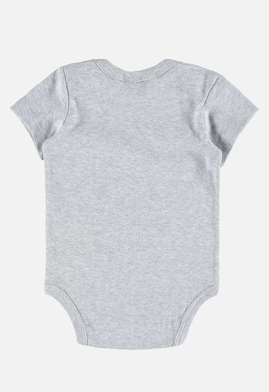 Quimby - Two bodysuits and shorts set - white & grey