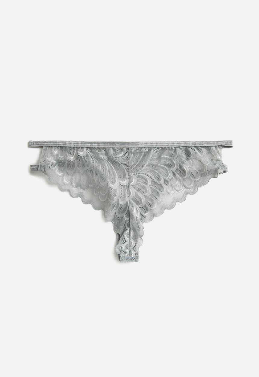 Koton - Lace brazilian brief - grey
