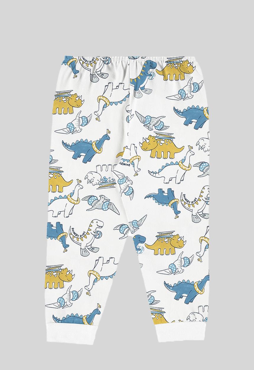 Quimby - Soft jersey cotton pants - off white