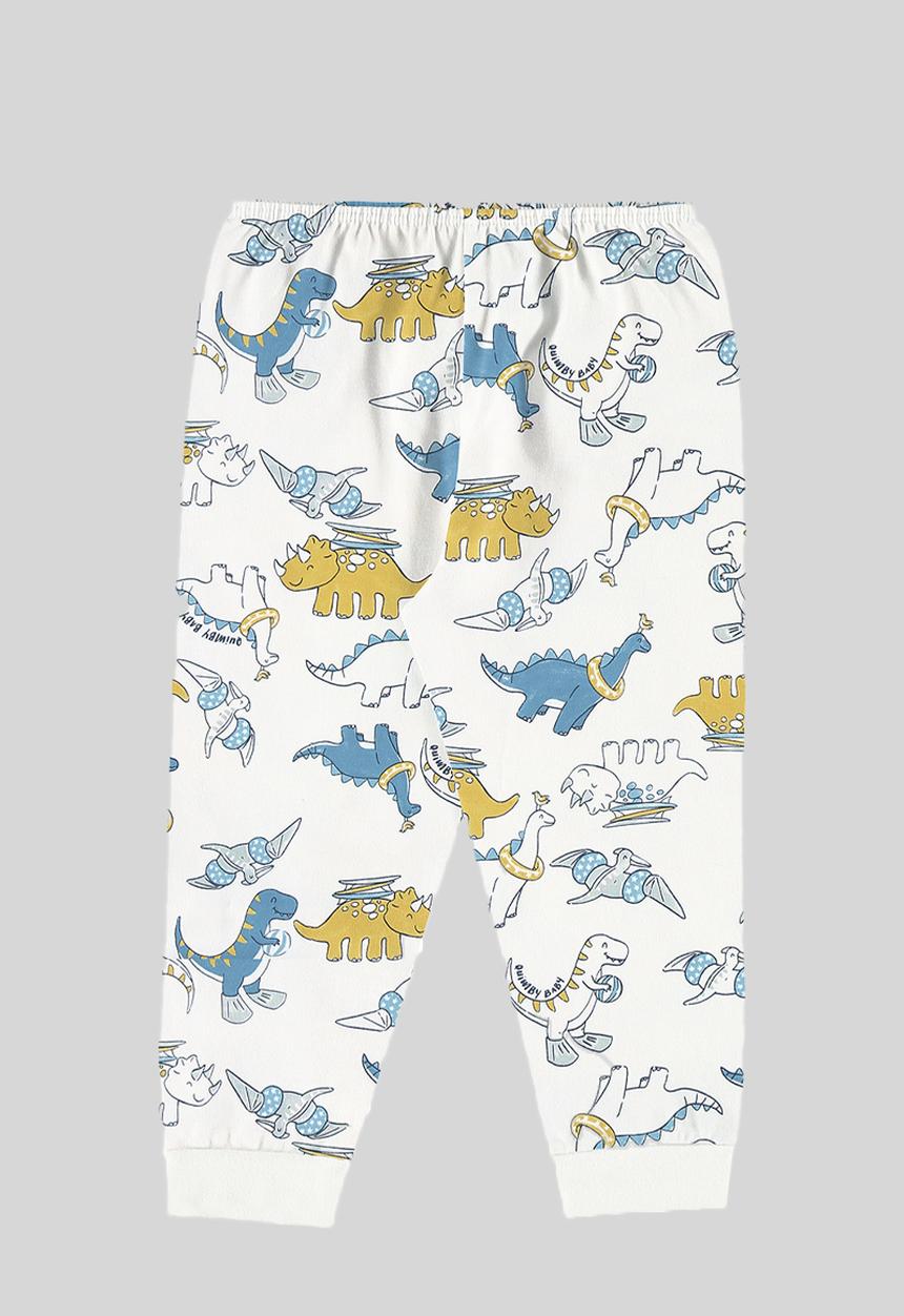 Quimby - Soft jersey cotton pants - off white