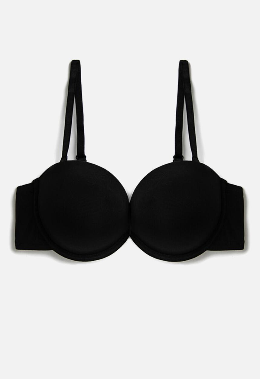 Koton - Strapless basic bra - black