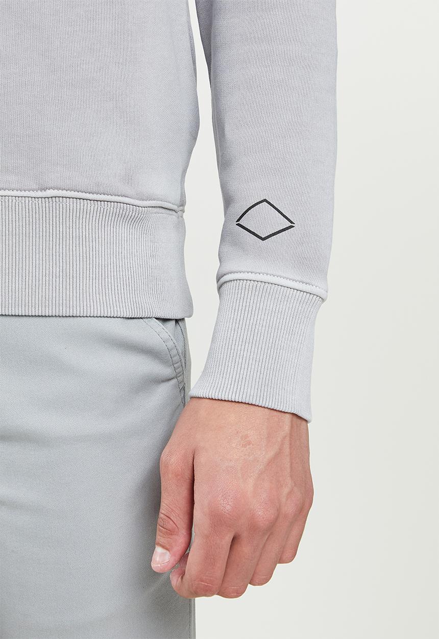 Replay - Replay washed printed hoodie - grey