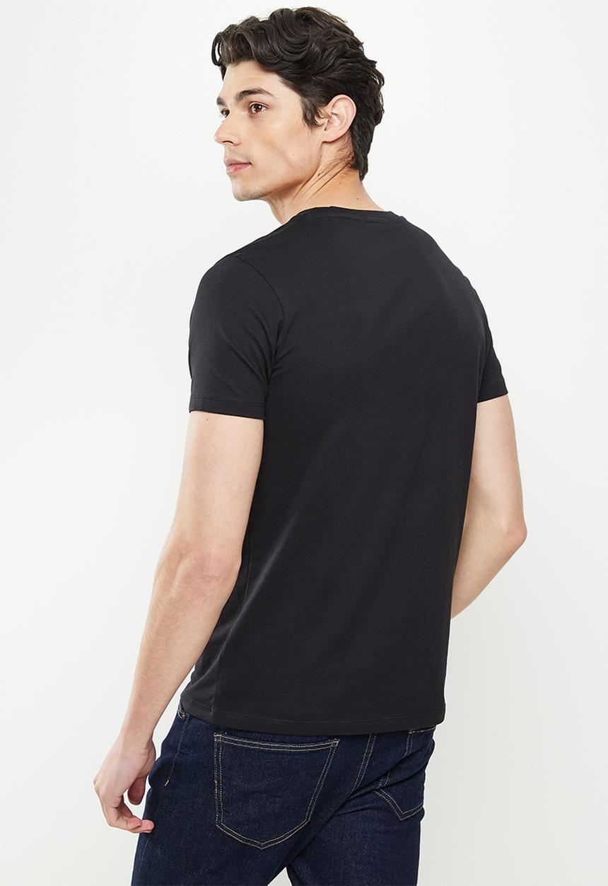 Replay - Replay big crown logo tee - black