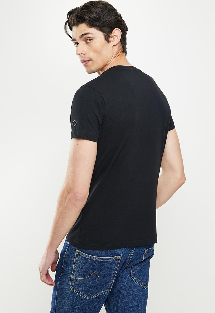 Replay - Replay logo tee - black