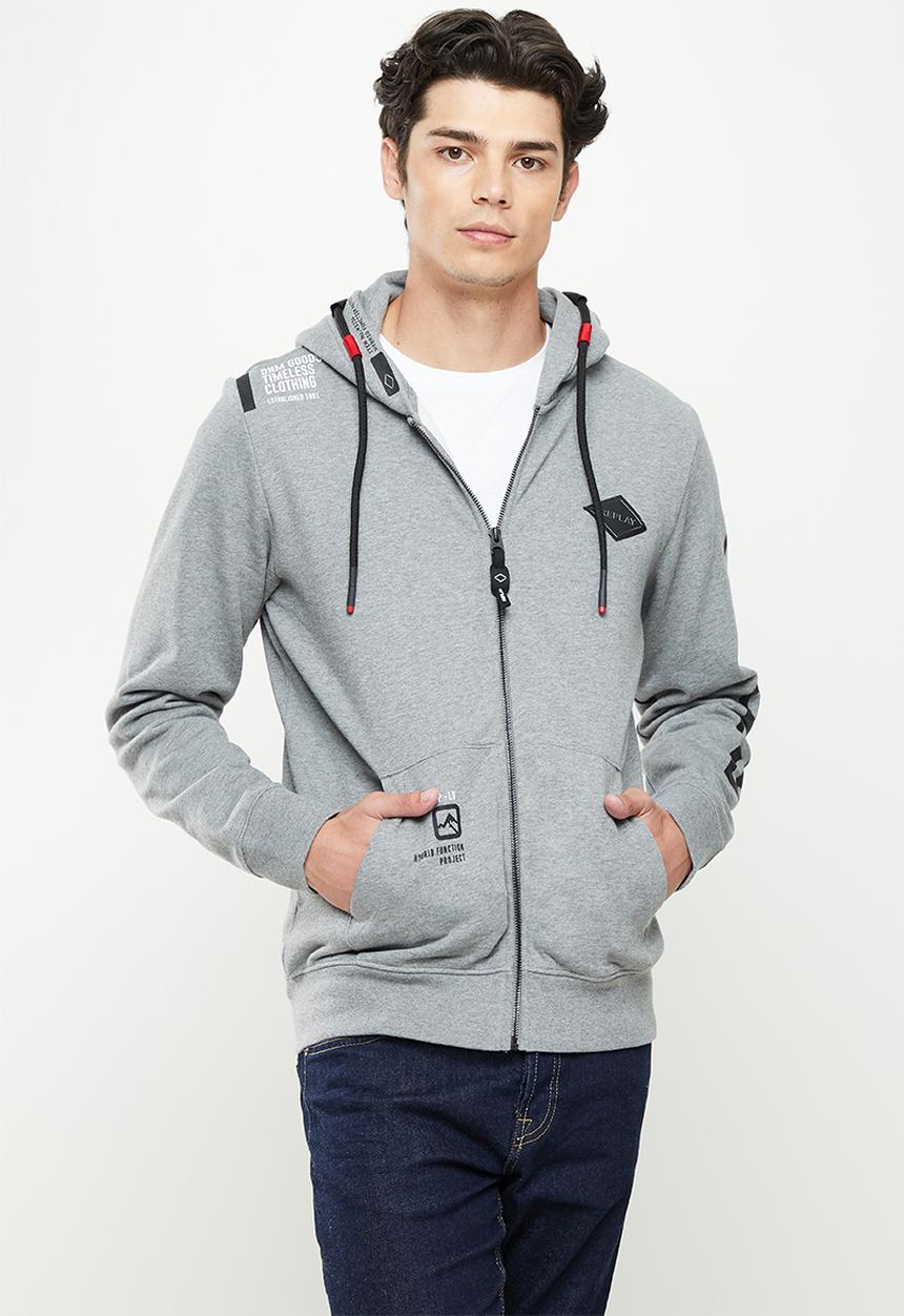 Replay - Replay zip hoodie - grey melange