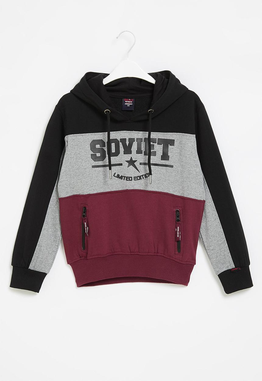 SOVIET - B mitch pull over fashion sweat top - grey