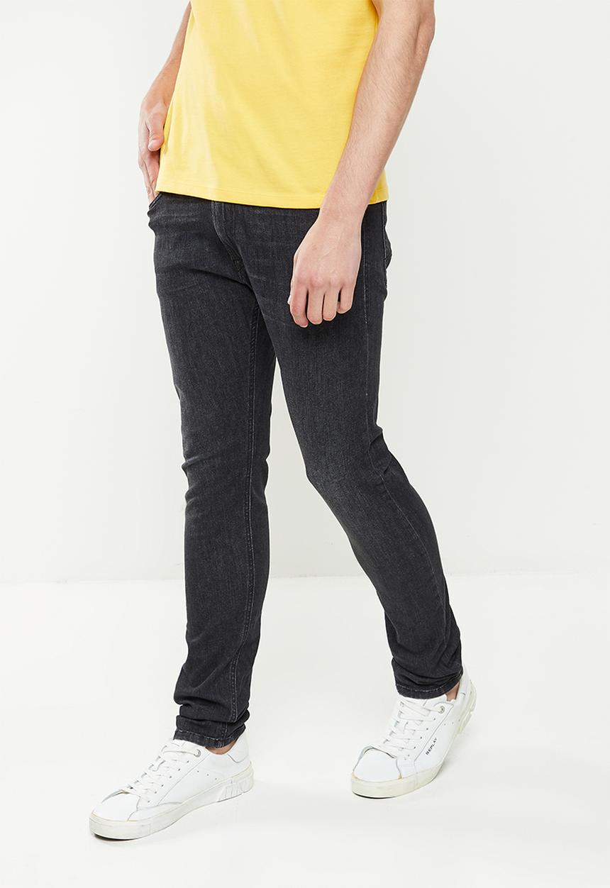 Replay - Skinny denim jeans - washed black