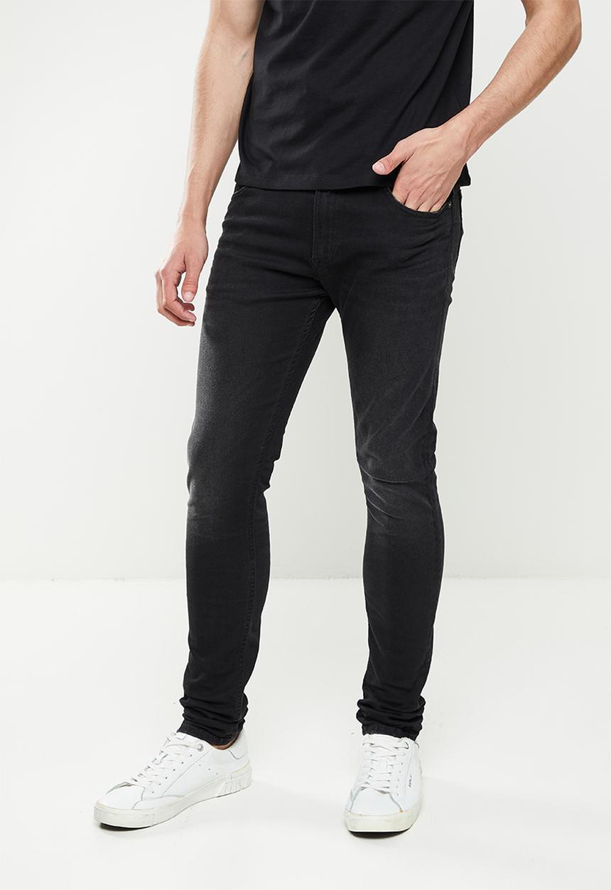 Replay - Skinny denim jeans - dark black