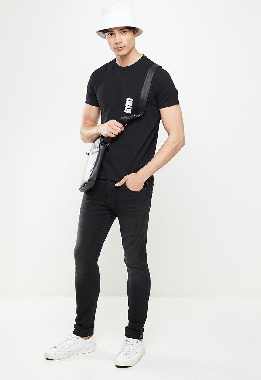 Replay - Skinny denim jeans - dark black