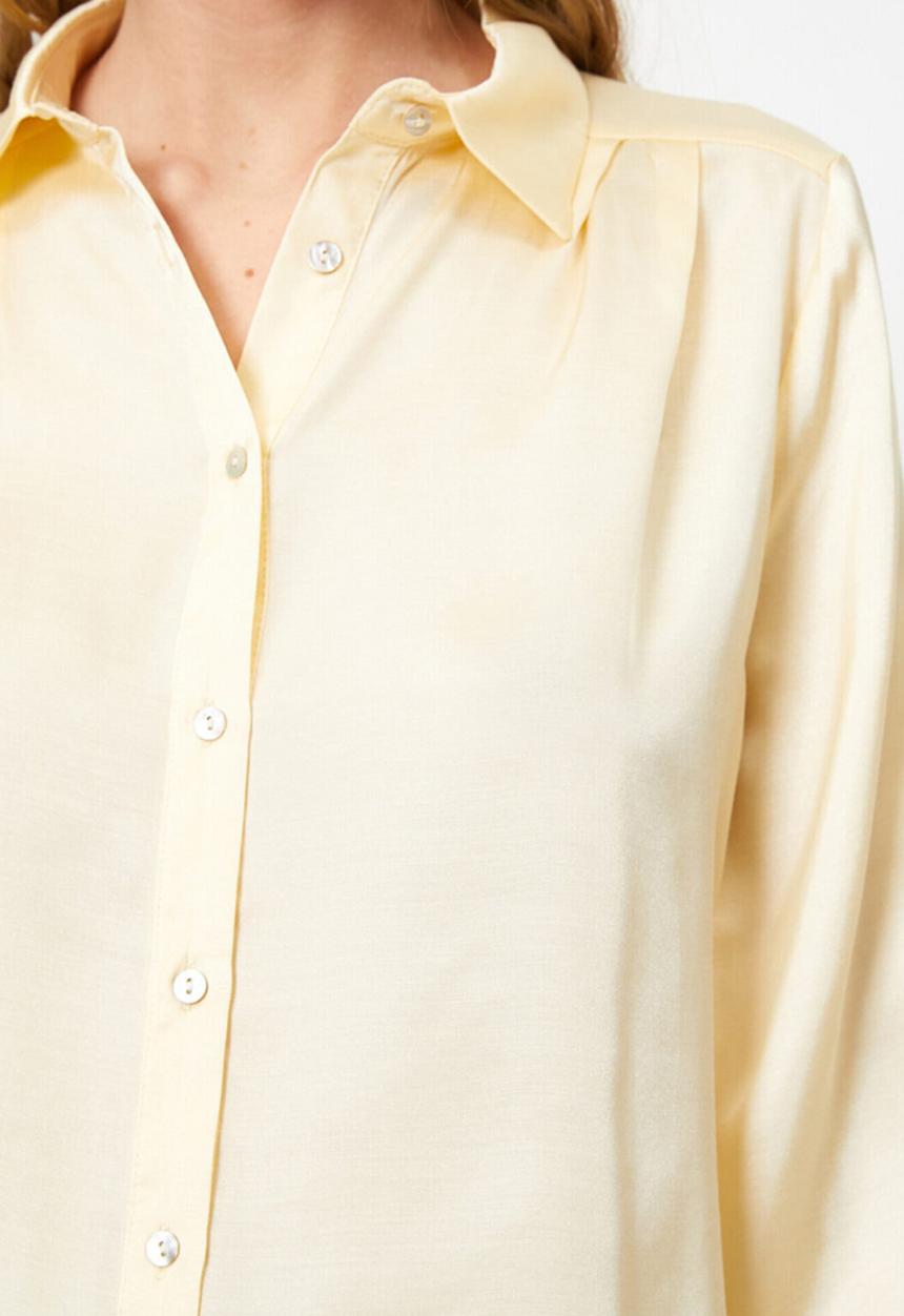 Koton - Classic long sleeve shirt - yellow