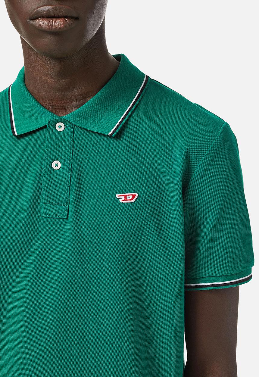 Diesel  - T-smith-d short sleeve golfer - green