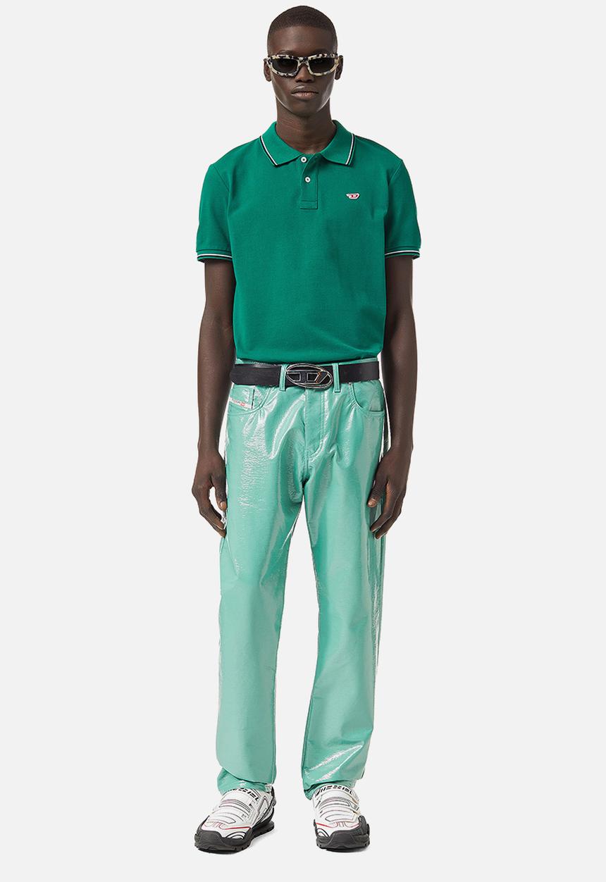 Diesel  - T-smith-d short sleeve golfer - green