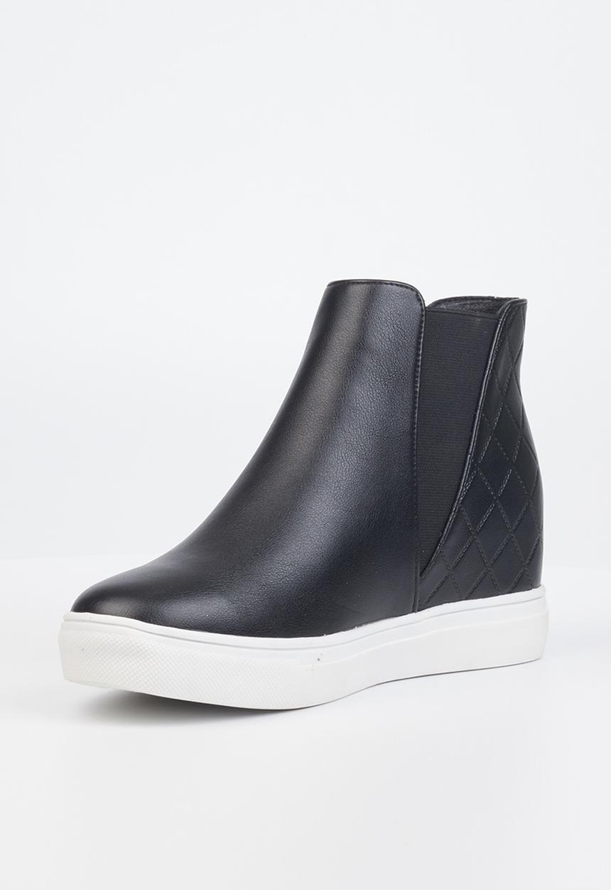 Butterfly Feet - Donna 2 wedge sneaker - black
