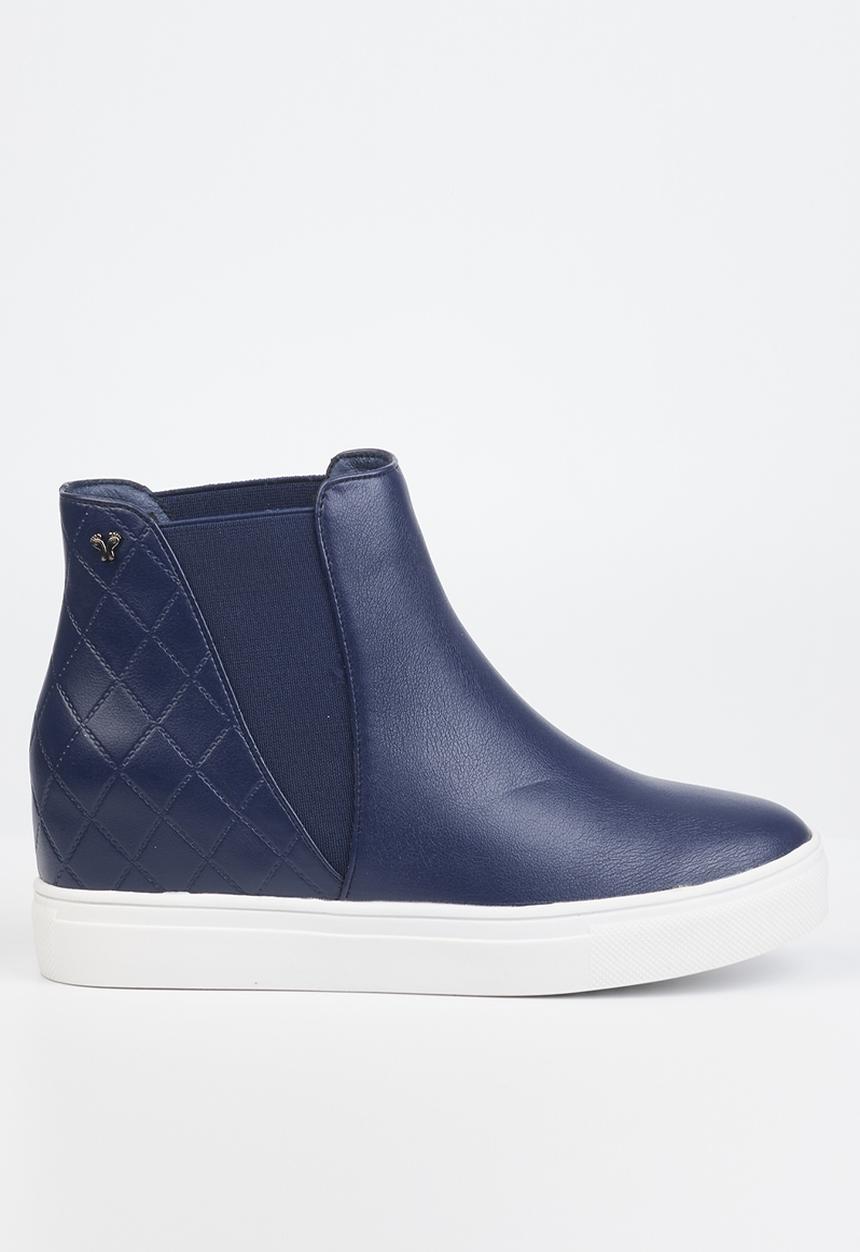 Butterfly Feet - Donna 2 wedge sneaker - navy