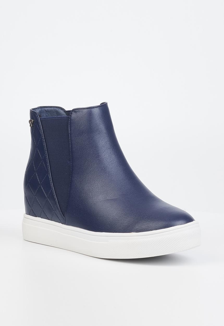 Butterfly Feet - Donna 2 wedge sneaker - navy