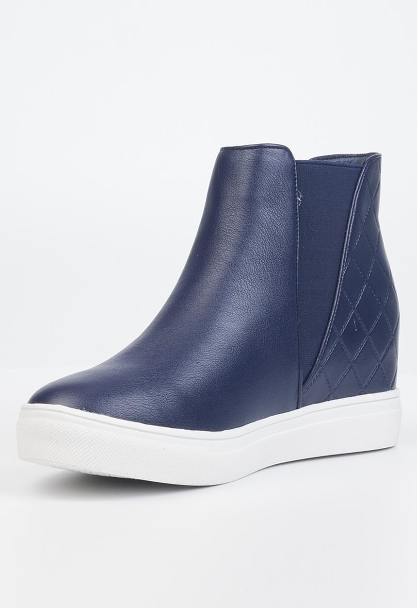 Butterfly Feet - Donna 2 wedge sneaker - navy