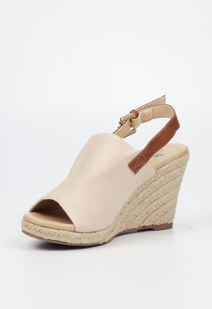 Butterfly Feet - Drayco 3 wedge heel - beige