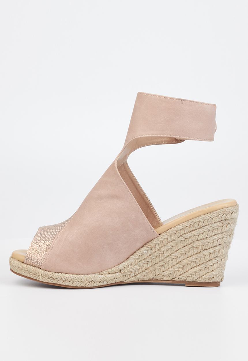 Butterfly Feet - Drayco 5 wedge heel - pink