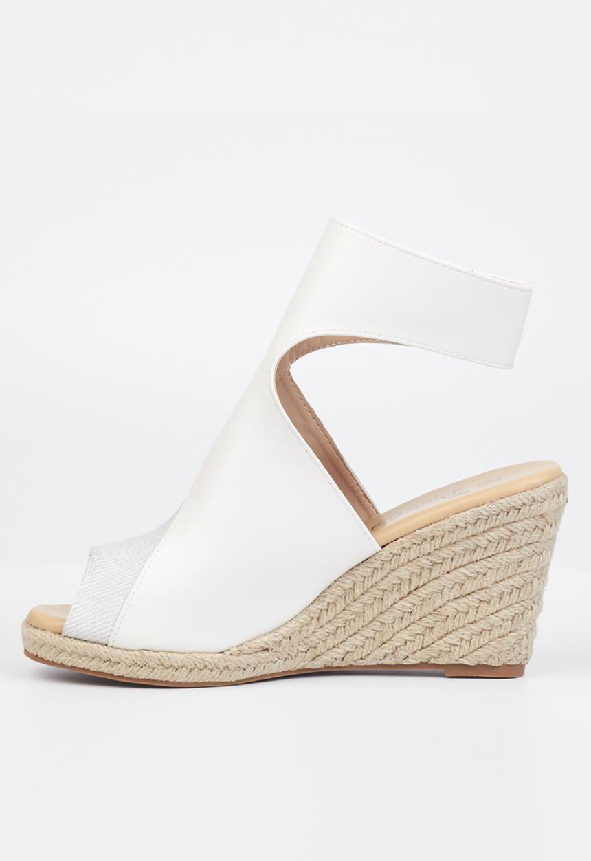 Butterfly Feet - Drayco 5 wedge heel - white