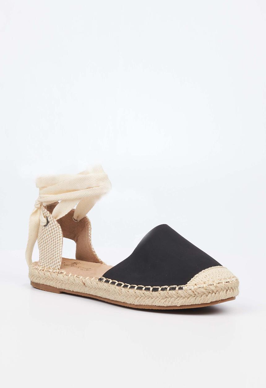 Butterfly Feet - Karla 4 espadrille - black