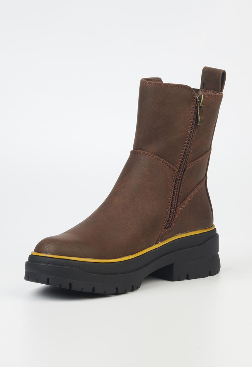 Miss Black - Berlan2 chelsea boot - brown