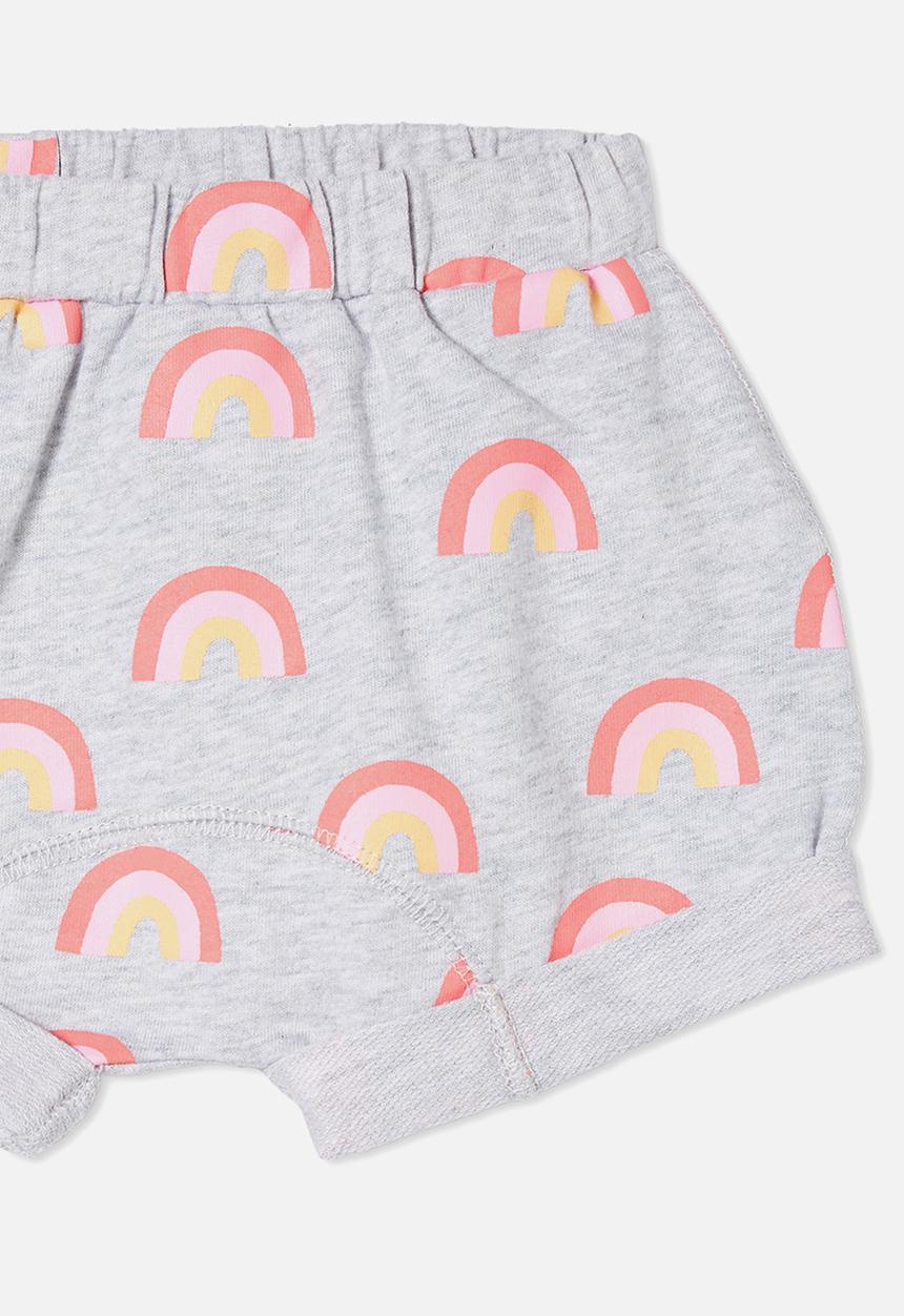 Cotton On - Sawyer short - cloud marle/mini rainbows