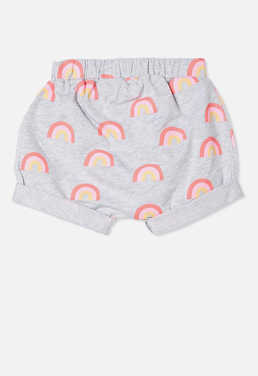 Cotton On - Sawyer short - cloud marle/mini rainbows