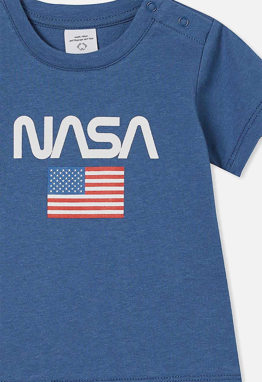 Cotton On - Jamie short sleeve tee - license - petty blue