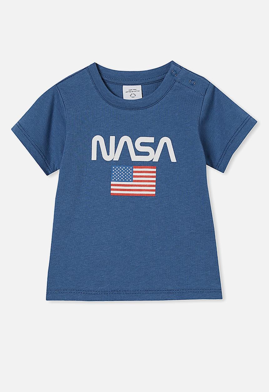 Cotton On - Jamie short sleeve tee - license - petty blue