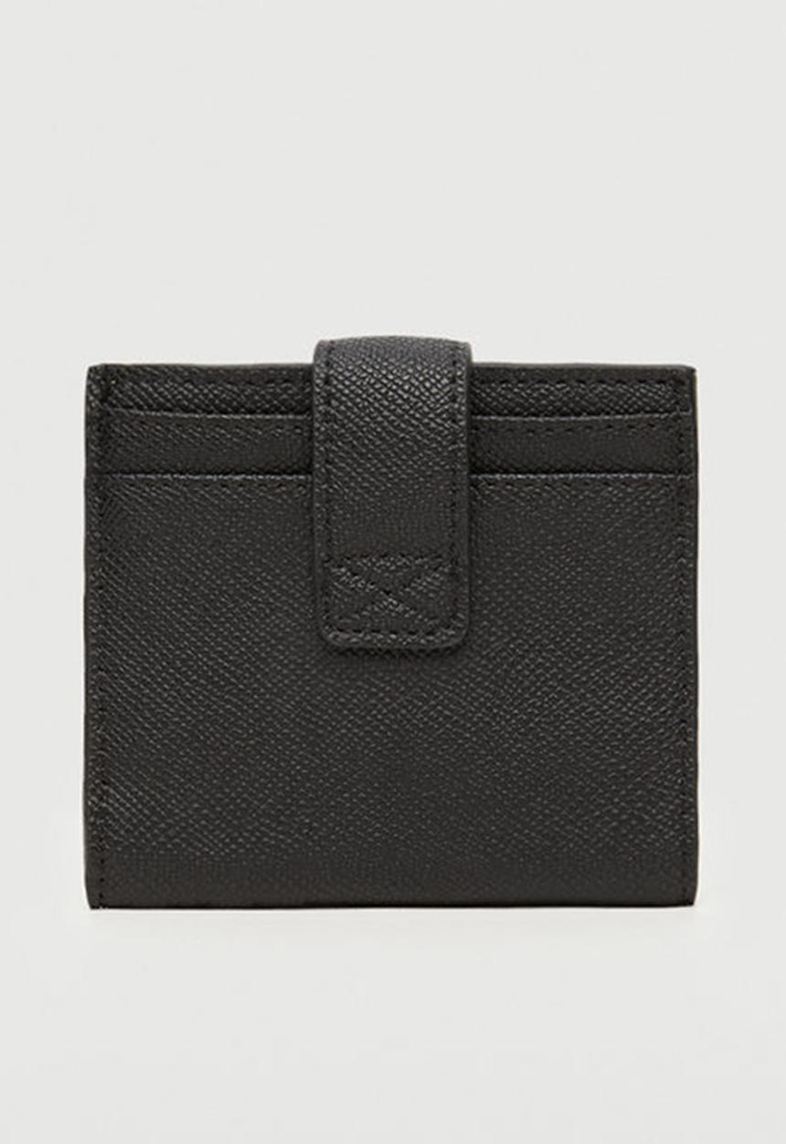 MANGO - Anti-contactless peaked card holder - black